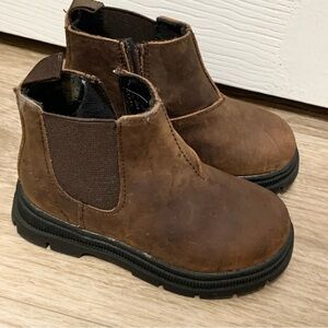 Zara Kids Ankle Boots Brown 23 - Toddler 7